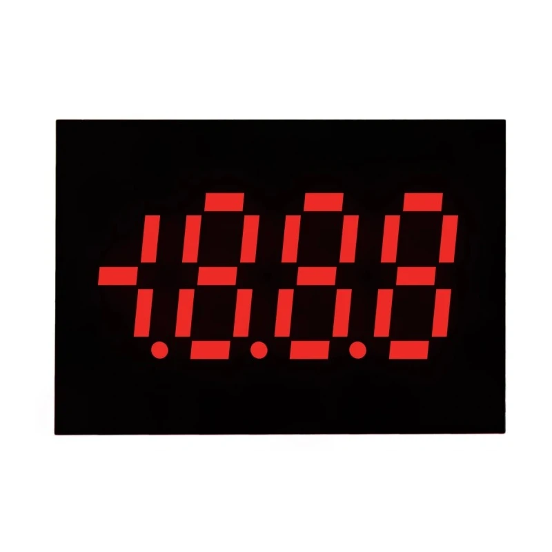 Lascar Digital Voltmeter DC LED Display 3-Digits ±1 % Accuracy 16.4 mm Cutout Height 23.4 mm Cutout Width OEM 1B-LED