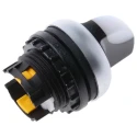Eaton RMQ-Titan Series 3 Position Illuminated Selector Switch Head 22 mm Cutout White Handle IP66 78635882 M22-WLK3-W+M22-A