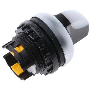 Eaton RMQ-Titan Series 3 Position Illuminated Selector Switch Head 22 mm Cutout White Handle IP66 78635882 M22-WLK3-W+M22-A