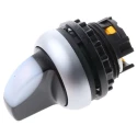 Eaton RMQ-Titan Series 3 Position Illuminated Selector Switch Head 22 mm Cutout White Handle IP66 78635882 M22-WLK3-W+M22-A