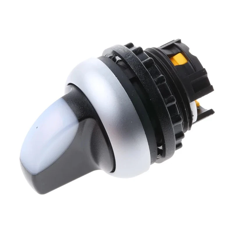 Eaton RMQ-Titan Series 3 Position Illuminated Selector Switch Head 22 mm Cutout White Handle IP66 78635882 M22-WLK3-W+M22-A