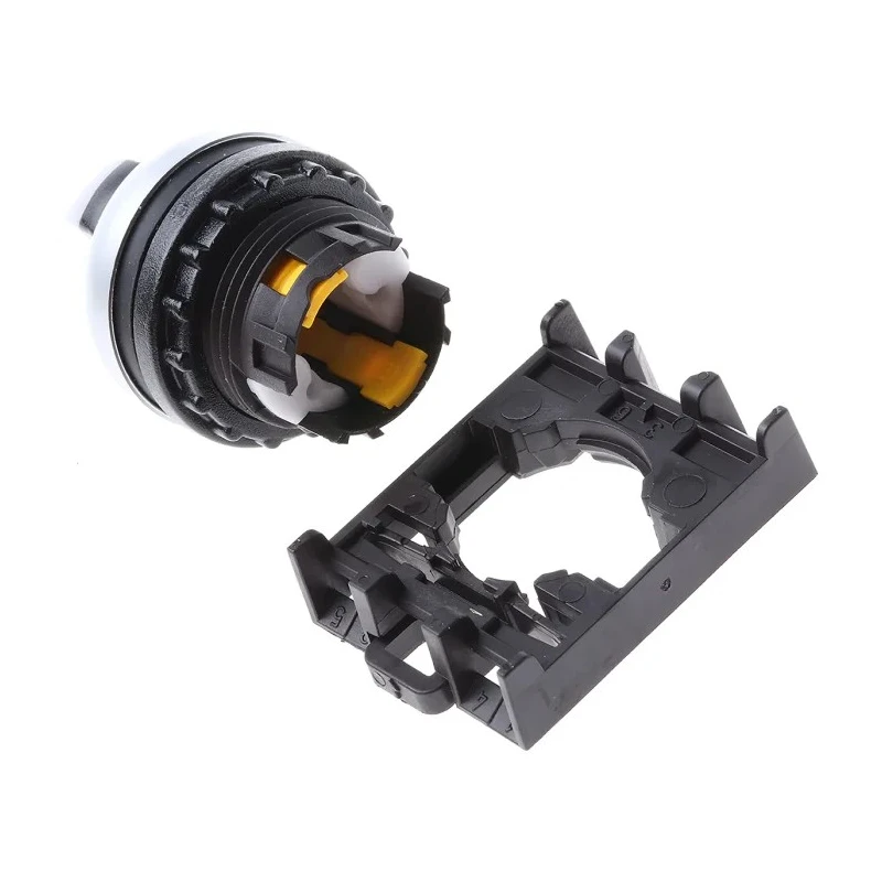 Eaton RMQ-Titan Series 3 Position Illuminated Selector Switch Head 22 mm Cutout White Handle IP66 78635882 M22-WLK3-W+M22-A