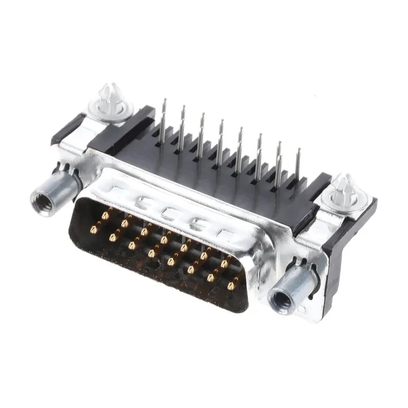 TE Connectivity AMPLIMITE HD-20 15 Way Right Angle 2.74 mm Pitch Through Hole D-Sub Connector 5747841-6
