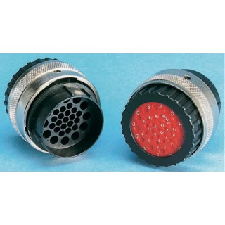 ITT Cannon Industrial Circular Connector 19 Contacts Cable Mount Plug Female IP67 Nylon Housing TN6S16-0019S2L / 192900-0558