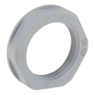 Lapp Silver Grey Fibreglass Reinforced Polyamide Cable Gland Locknut PG16 Thread IP68 53019020