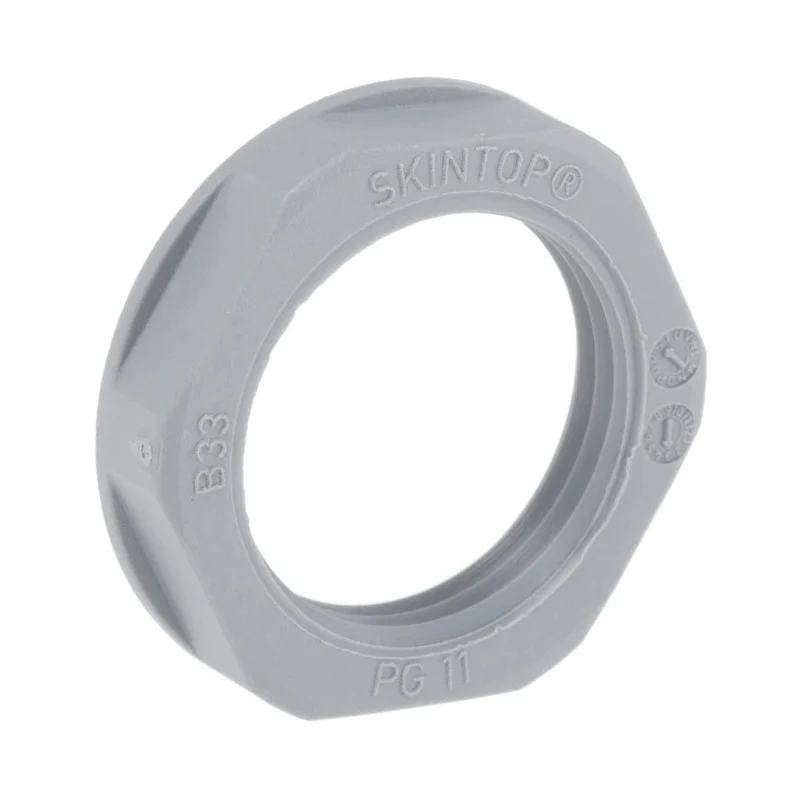 Lapp Silver Grey Fibreglass Reinforced Polyamide Cable Gland Locknut PG16 Thread IP68 53019020