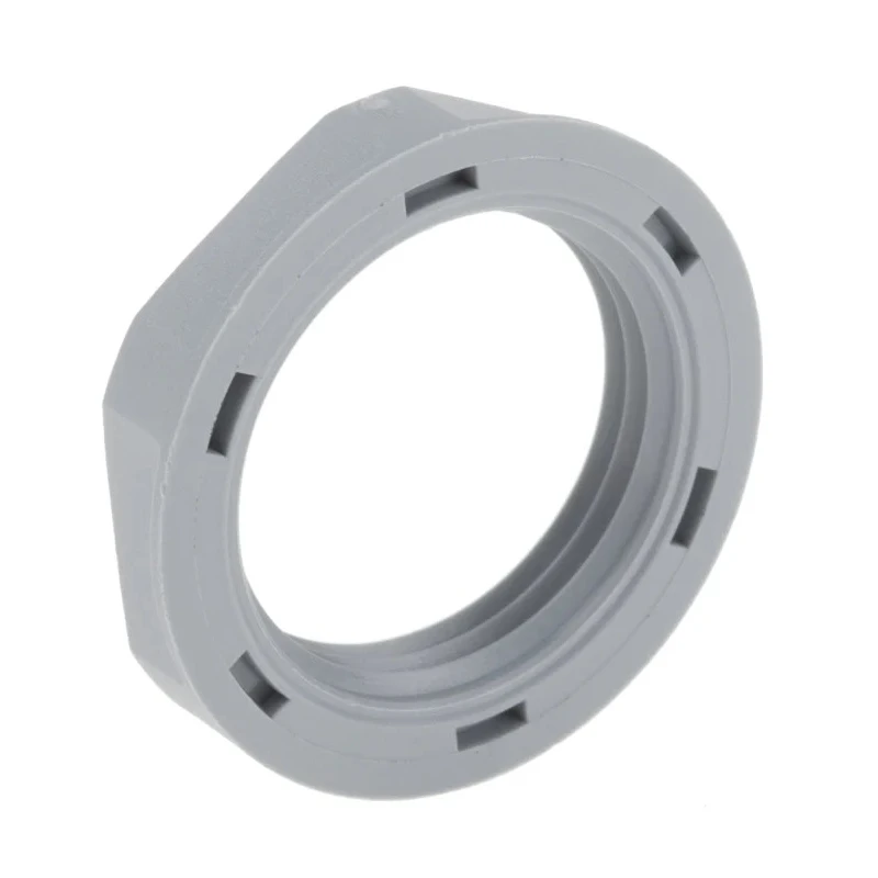 Lapp Silver Grey Fibreglass Reinforced Polyamide Cable Gland Locknut PG16 Thread IP68 53019020