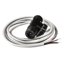 Gems Sensors FT-110 Series Turbine Flow Sensor for Liquid, 0.5L/min Minimum, 5L/min Maximum, Nylon 12 Housing, 24V 173936-C