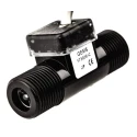 Gems Sensors FT-110 Series Turbine Flow Sensor for Liquid, 0.5L/min Minimum, 5L/min Maximum, Nylon 12 Housing, 24V 173936-C