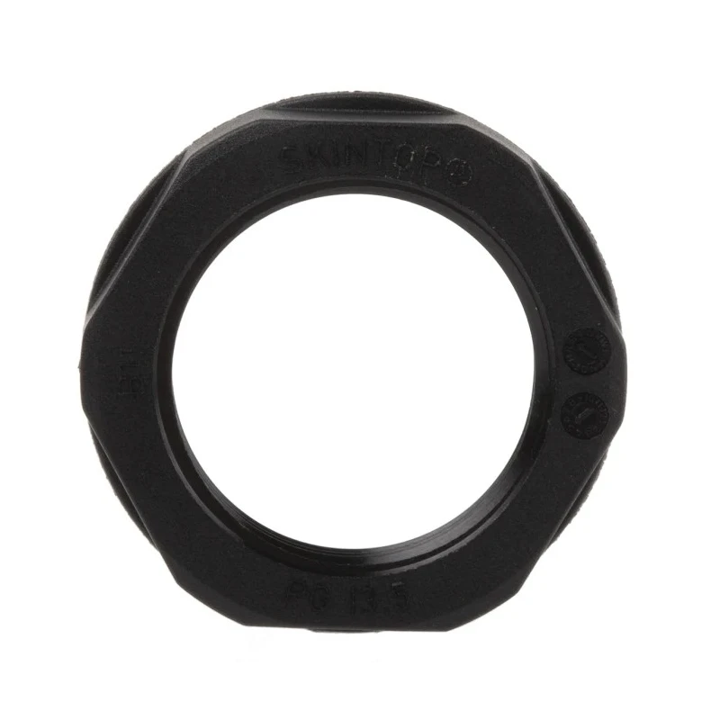 Lapp Black Fibreglass Reinforced Polyamide Cable Gland Locknut PG21 Thread IP68 53019230
