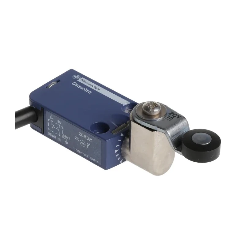 Telemecanique Sensors Roller Lever Limit Switch, 1 NO/1 NC, IP66/IP67/IP68, Zamak Housing, 240V AC, 1.5A XCMD2115L1
