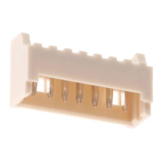 Molex PicoBlade Series Right Angle Through Hole PCB Header 7 Contact 1.25mm Pitch Shrouded 53048-0710