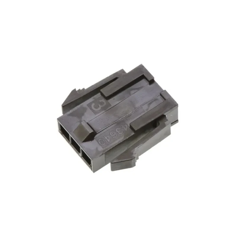Molex Micro-Fit 3.0 Male Connector Housing, 3 mm Pitch, 3 Way, 1 Row Straight 43640-0300