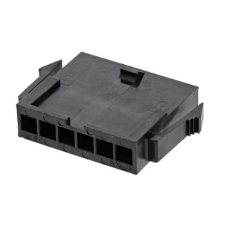 Molex Micro-Fit 3.0 Male Connector Housing, Panel Mount, 3 mm Pitch, 6 Way, 1 Row Straight 43640-0600
