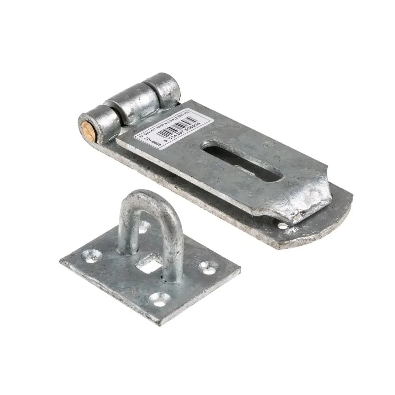 RS PRO Steel Galvanised Hasp & Staple 54mm Width 254mm Length 448-2327