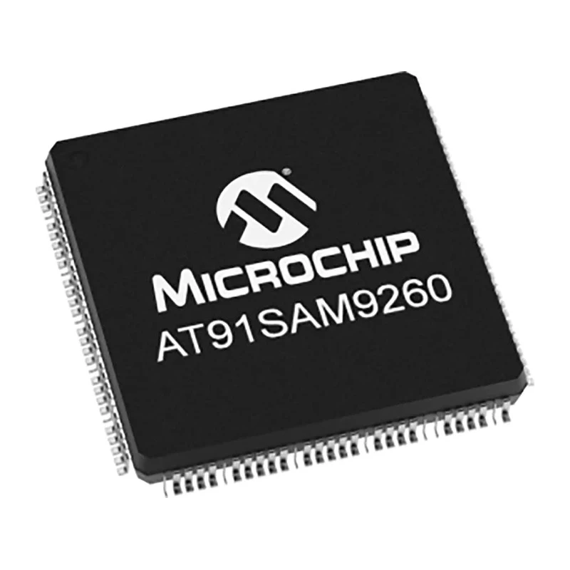 Microchip 32 bit ARM SAM9260 Microcontroller, 180 MHz, 8kB FLASH, 208-Pin PQFP 