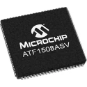 Microchip Complex Programmable Logic Device EEPROM 128 Cells, 80 I/O, 15 ns, 14 Logic Blocks, In System ATF1508ASV-15AU100
