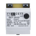 Block Safety Isolating Transformer DIN Rail Power Supply 230V AC Input 12V DC 500mA Output 6.00W DCT12-0.5