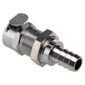 Colder Products Brass Hose Connector 9.53 mm ID, BSPT 1/4 in Male to 3/8 in, Maximum Operating Pressure 17.3 bar LCD16006