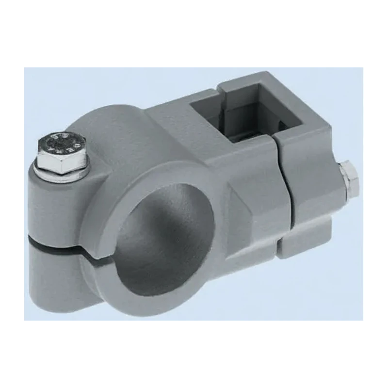 Rose+Krieger Cross Clamp Connecting Component for Strut Profile 25 to 40 mm², Round Tube Size 40.3 mm 104025090200