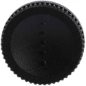 RS PRO Black Thermoplastic Knurled Clamping Knob, M5 Threaded Stud 16mm Thread Length 21 mm Diameter 448-8886