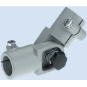Rose+Krieger M8 Hinge Clamp Connecting Component, Strut Profile 25 mm, Round Tube Size 25.1 mm 182500050200