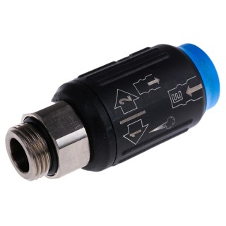 Legris Reinforced Polymer Pneumatic Quick Connect Coupling 1/2 in Male G Male BSP Parallel 9401E07 21