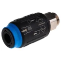 Legris Reinforced Polymer Pneumatic Quick Connect Coupling 1/2 in Male G Male BSP Parallel 9401E07 21