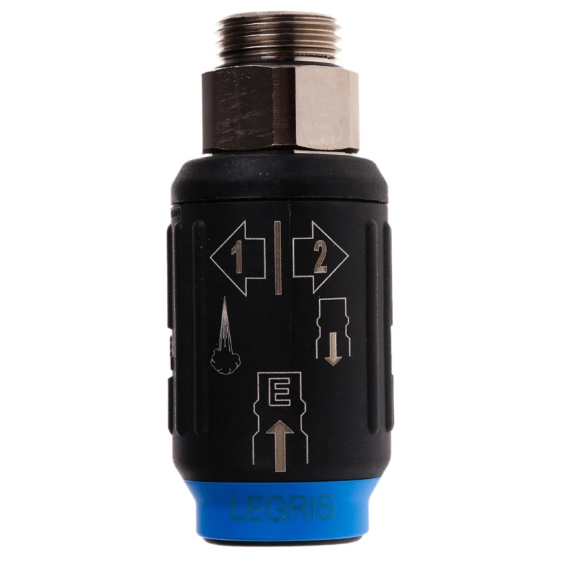 Legris Reinforced Polymer Pneumatic Quick Connect Coupling 1/2 in Male G Male BSP Parallel 9401E07 21