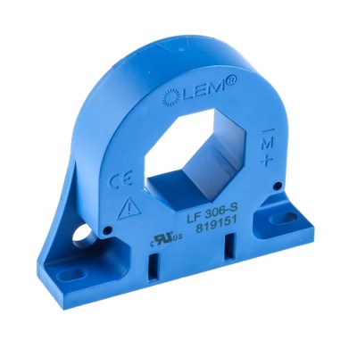 LEM Current Transformer LF 306S Panel Mount 300A, 12V, 15V, 25.5mm Bore LF 306S