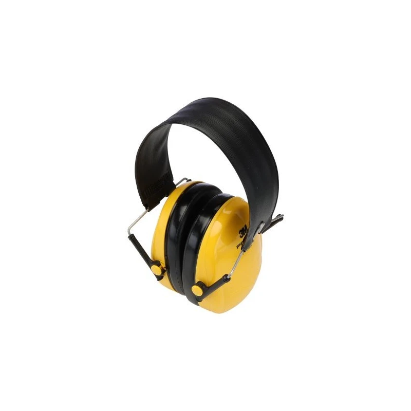 3M PELTOR Optime I Ear Defender with Headband, 26 dB SNR, Foldable Design, Black Yellow H510F-404