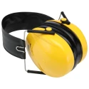 3M PELTOR Optime I Ear Defender with Headband, 26 dB SNR, Foldable Design, Black Yellow H510F-404