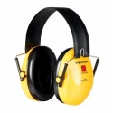 3M PELTOR Optime I Ear Defender with Headband, 26 dB SNR, Foldable Design, Black Yellow H510F-404