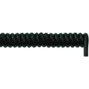 Lapp 3 Core 2 m Black Rubber Power Cable, Coiled Design, 750V, 60°C H07RN-F