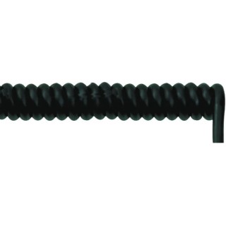 Lapp 3 Core 2 m Black Rubber Power Cable, Coiled Design, 750V, 60°C H07RN-F