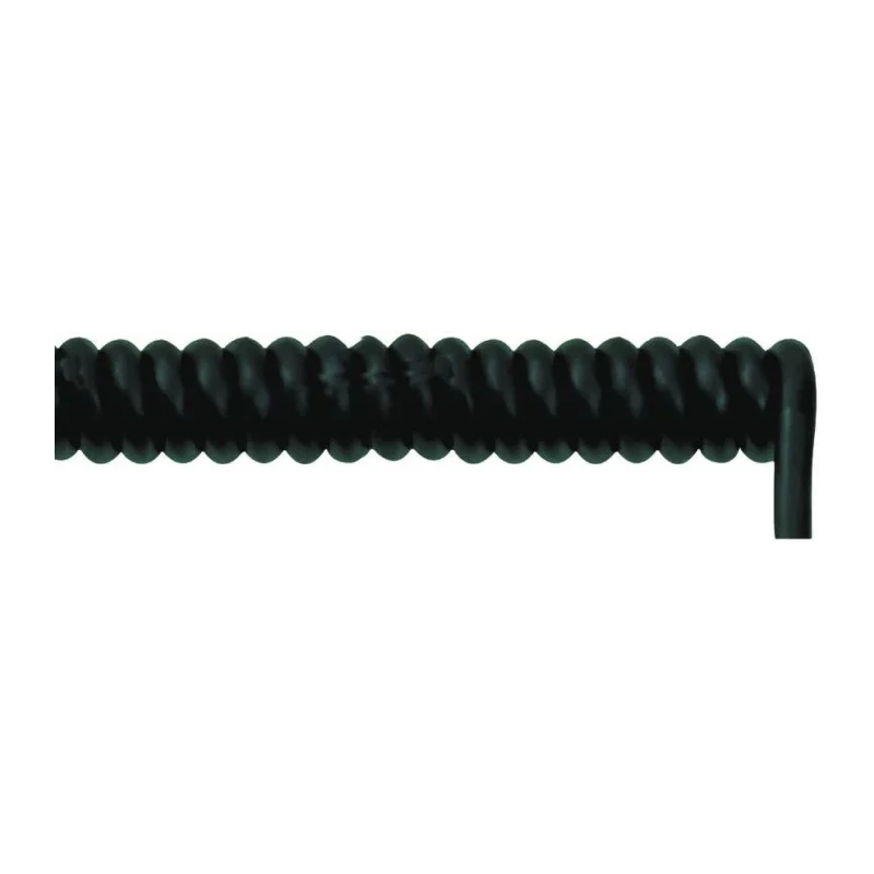 Lapp 3 Core 2 m Black Rubber Power Cable, Coiled Design, 750V, 60°C H07RN-F