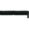 Lapp 3 Core 2 m Black Rubber Power Cable, Coiled Design, 750V, 60°C H07RN-F