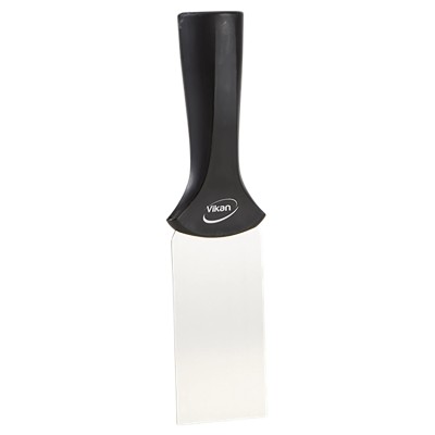 Vikan Stainless Steel Plastic Hand Scraper, Food Processing Safe, Blade 205mm × 50mm, Overall Length 205mm 40109
