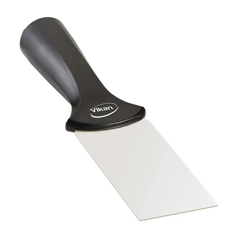Vikan Stainless Steel Plastic Hand Scraper, Food Processing Safe, Blade 205mm × 50mm, Overall Length 205mm 40109