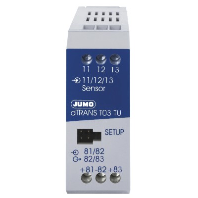 Jumo dTRANS T03 Temperature Transmitter with PT100 Input 30V Supply, Operating Temperature 50°C to 85°C PT100