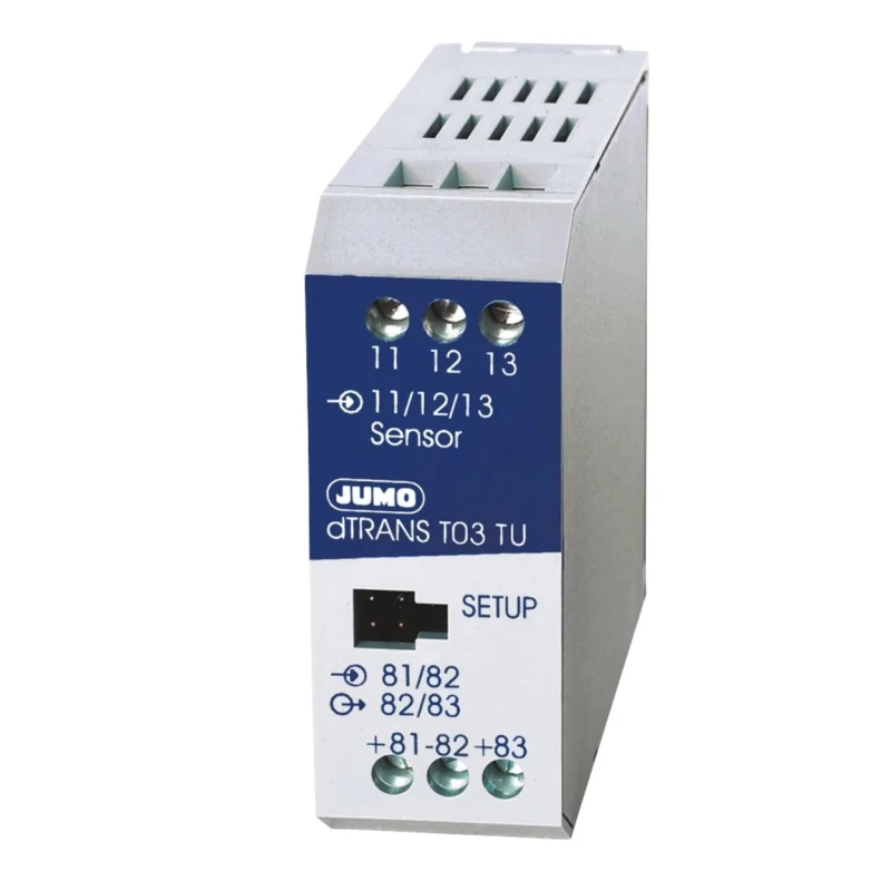 Jumo dTRANS T03 Temperature Transmitter with PT100 Input 30V Supply, Operating Temperature 50°C to 85°C PT100