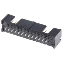 TE Connectivity AMP-LATCH Series Straight Through Hole PCB Header, 26 Contacts, 2.54 mm Pitch, 2 Row, Shrouded 5103308-6