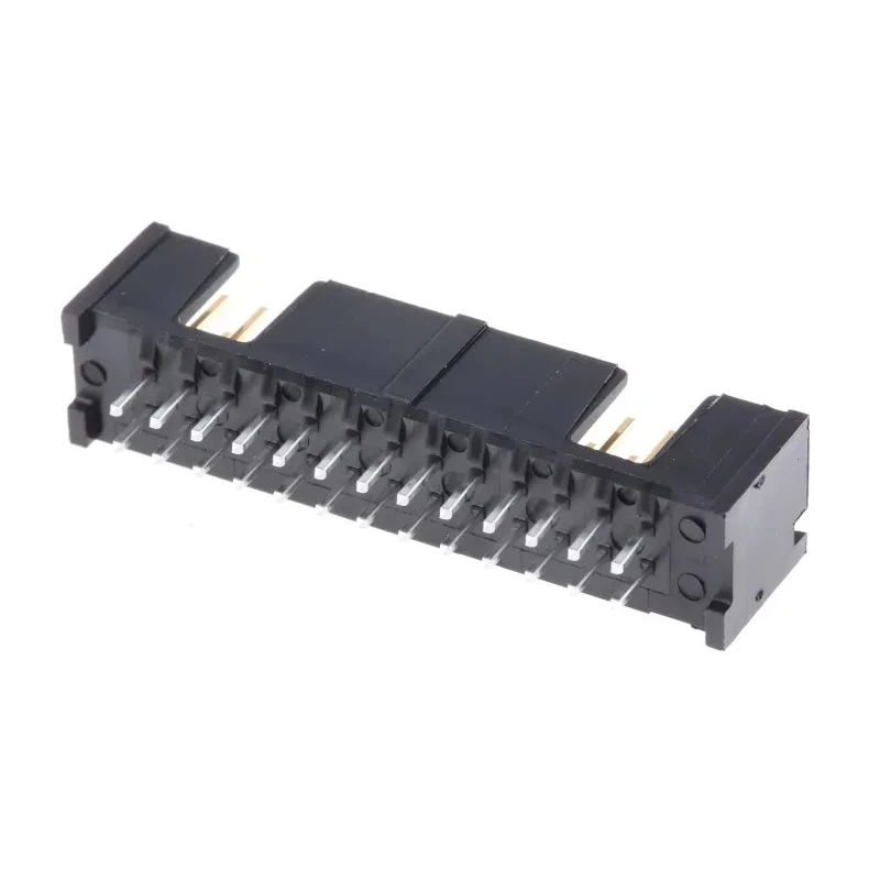 TE Connectivity AMP-LATCH Series Straight Through Hole PCB Header, 26 Contacts, 2.54 mm Pitch, 2 Row, Shrouded 5103308-6