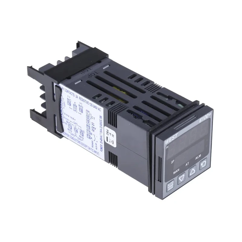 West Instruments DIN Rail PID Temperature Controller 5 Inputs 1 Output Linear 264V ac/dc On-Off P6100-2700-02-0