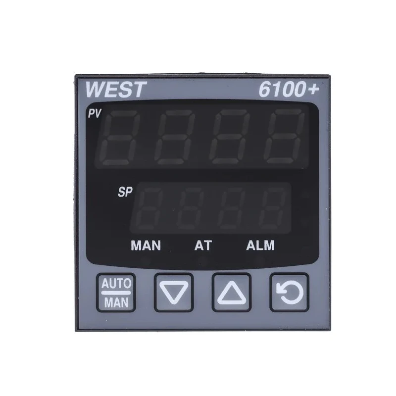 West Instruments DIN Rail PID Temperature Controller 5 Inputs 1 Output Linear 264V ac/dc On-Off P6100-2700-02-0