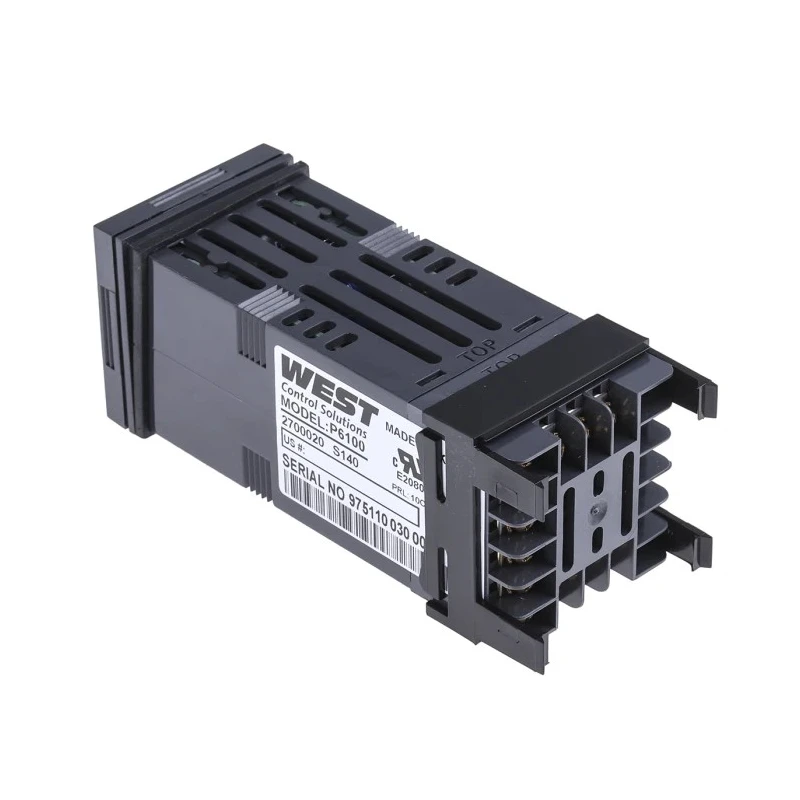 West Instruments DIN Rail PID Temperature Controller 5 Inputs 1 Output Linear 264V ac/dc On-Off P6100-2700-02-0