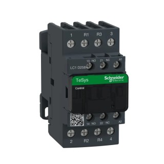 Schneider Electric Motor Control Contactor 230V AC Coil 40A 4-Pole 2 NO/2 NC 690V AC LC1D