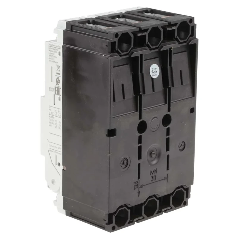 Eaton xEnergy NZM1 Molded Case Circuit Breaker 3-Pole 100A 440V AC Thermal Magnetic Tripping NZM1