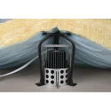 HellermannTyton Lighting Cover for use with Unrolled Wool Insulation and Large 148-00120 SPOTCLIP-KIT 240-PA66HS-BK