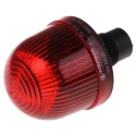 Werma EM 206 Series Red Beacon 48V AC/DC Steady Panel Mount, Incandescent and LED Bulb, IP65 